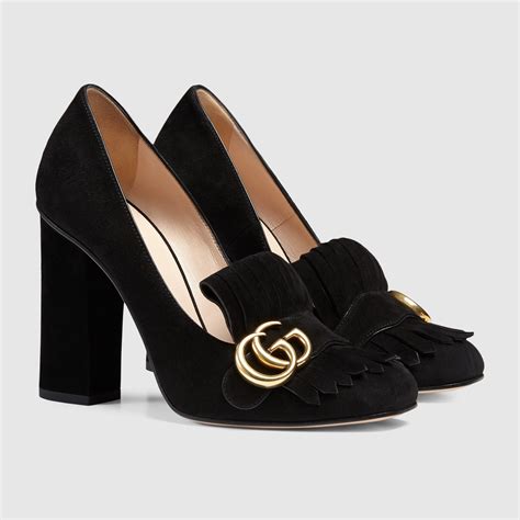 gucci scarpe neri|gucci suede shoes.